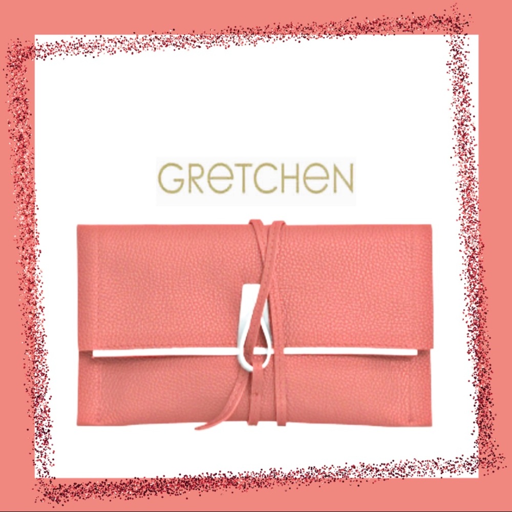Gretchen Opal Loop Clutch WCrossbody Strap